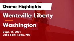 Wentzville Liberty  vs Washington  Game Highlights - Sept. 14, 2021