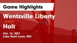 Wentzville Liberty  vs Holt  Game Highlights - Oct. 14, 2021
