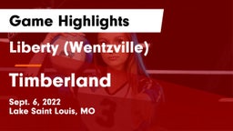 Liberty (Wentzville)  vs Timberland  Game Highlights - Sept. 6, 2022