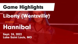 Liberty (Wentzville)  vs Hannibal  Game Highlights - Sept. 24, 2022