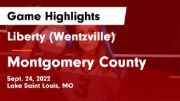Liberty (Wentzville)  vs Montgomery County  Game Highlights - Sept. 24, 2022