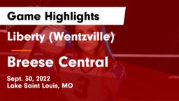 Liberty (Wentzville)  vs Breese Central   Game Highlights - Sept. 30, 2022