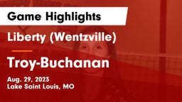 Liberty (Wentzville)  vs Troy-Buchanan  Game Highlights - Aug. 29, 2023