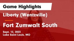 Liberty (Wentzville)  vs Fort Zumwalt South  Game Highlights - Sept. 12, 2023