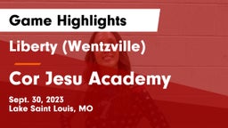 Liberty (Wentzville)  vs Cor Jesu Academy Game Highlights - Sept. 30, 2023