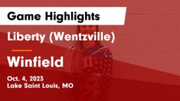 Liberty (Wentzville)  vs Winfield  Game Highlights - Oct. 4, 2023