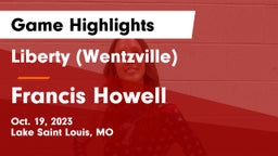 Liberty (Wentzville)  vs Francis Howell  Game Highlights - Oct. 19, 2023