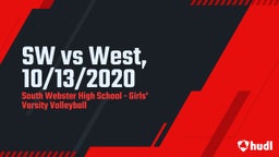 South Webster volleyball highlights SW vs West, 10/13/2020