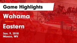 Wahama  vs Eastern Game Highlights - Jan. 9, 2018