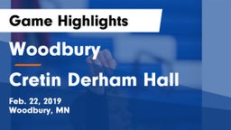Woodbury  vs Cretin Derham Hall Game Highlights - Feb. 22, 2019