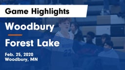 Woodbury  vs Forest Lake  Game Highlights - Feb. 25, 2020