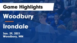 Woodbury  vs Irondale  Game Highlights - Jan. 29, 2021