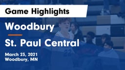 Woodbury  vs St. Paul Central  Game Highlights - March 23, 2021
