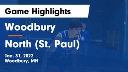 Woodbury  vs North (St. Paul)  Game Highlights - Jan. 31, 2022