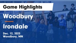 Woodbury  vs Irondale  Game Highlights - Dec. 12, 2023