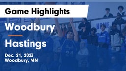 Woodbury  vs Hastings  Game Highlights - Dec. 21, 2023