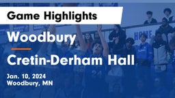 Woodbury  vs Cretin-Derham Hall  Game Highlights - Jan. 10, 2024