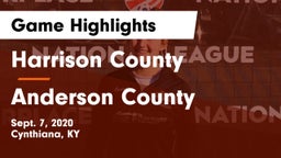Harrison County  vs Anderson County Game Highlights - Sept. 7, 2020