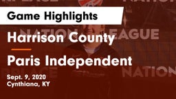 Harrison County  vs Paris Independent Game Highlights - Sept. 9, 2020