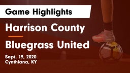 Harrison County  vs Bluegrass United Game Highlights - Sept. 19, 2020