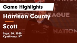 Harrison County  vs Scott  Game Highlights - Sept. 30, 2020