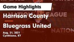 Harrison County  vs Bluegrass United Game Highlights - Aug. 21, 2021