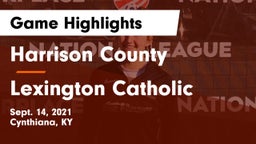 Harrison County  vs Lexington Catholic  Game Highlights - Sept. 14, 2021