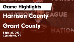 Harrison County  vs Grant County  Game Highlights - Sept. 29, 2021