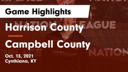 Harrison County  vs Campbell County Game Highlights - Oct. 13, 2021
