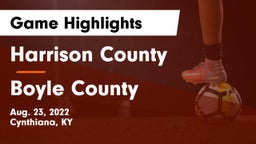 Harrison County  vs Boyle County  Game Highlights - Aug. 23, 2022