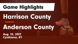 Harrison County  vs Anderson County  Game Highlights - Aug. 24, 2022