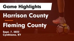 Harrison County  vs Fleming County  Game Highlights - Sept. 7, 2022