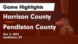 Harrison County  vs Pendleton County Game Highlights - Oct. 5, 2022