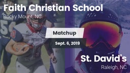 Matchup: Faith Christian Scho vs. St. David's  2019