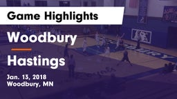Woodbury  vs Hastings  Game Highlights - Jan. 13, 2018