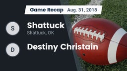Recap: Shattuck  vs. Destiny Christain 2018