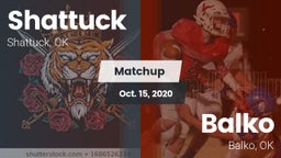Matchup: Shattuck  vs. Balko  2020