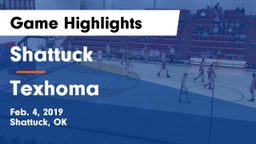 Shattuck  vs Texhoma  Game Highlights - Feb. 4, 2019