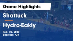 Shattuck  vs Hydro-Eakly  Game Highlights - Feb. 22, 2019