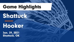 Shattuck  vs Hooker  Game Highlights - Jan. 29, 2021