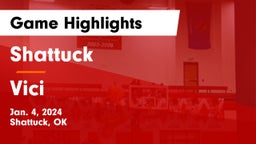Shattuck  vs Vici  Game Highlights - Jan. 4, 2024