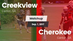 Matchup: Creekview High vs. Cherokee  2017