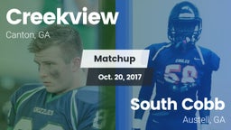 Matchup: Creekview High vs. South Cobb  2017