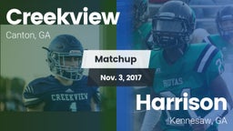 Matchup: Creekview High vs. Harrison  2017