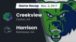 Recap: Creekview  vs. Harrison  2017