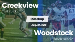 Matchup: Creekview High vs. Woodstock  2018