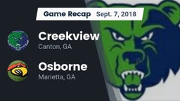 Recap: Creekview  vs. Osborne  2018