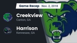 Recap: Creekview  vs. Harrison  2018