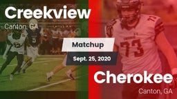 Matchup: Creekview High vs. Cherokee  2020