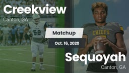 Matchup: Creekview High vs. Sequoyah  2020